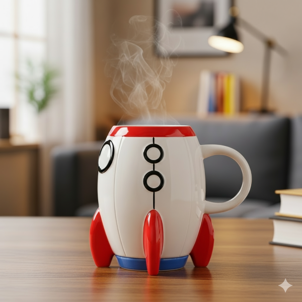 Caneca de um foguete